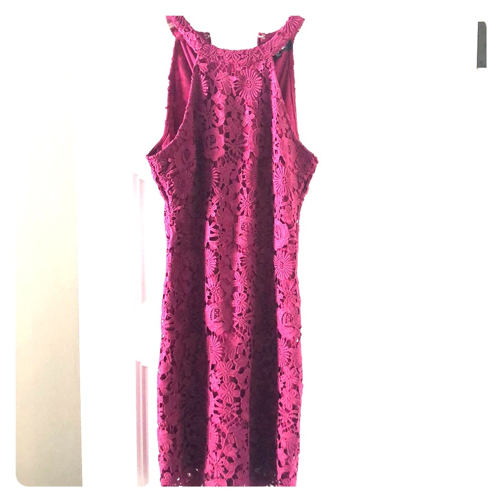 Berry color dress